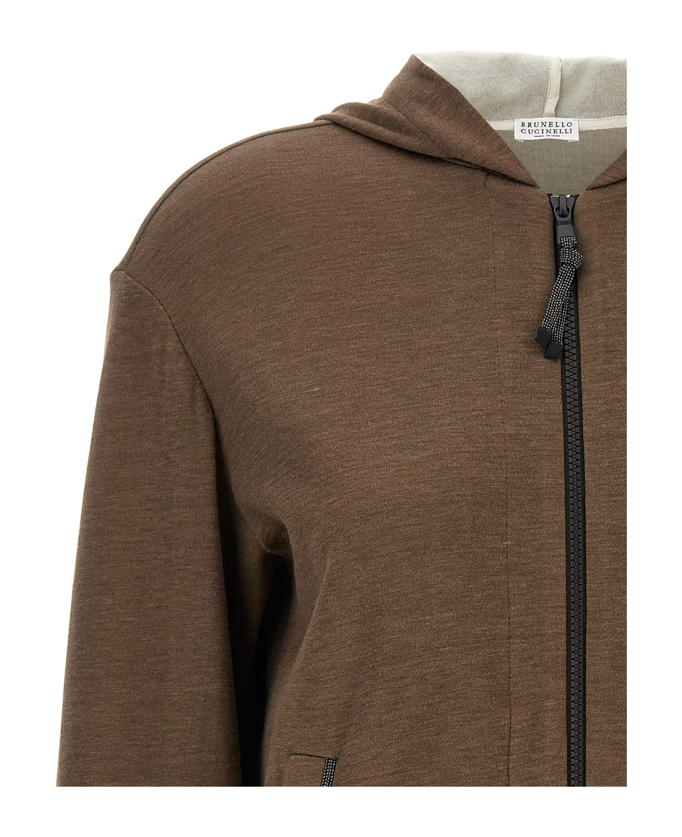 'precious Zipper Pull' Hoodie - 3