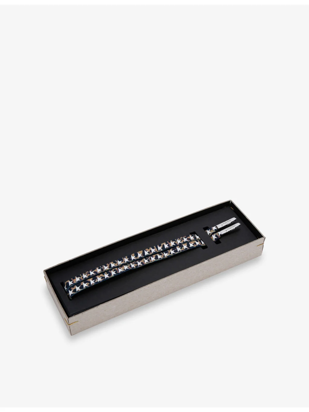 Star and Leopard-Print Cotton-Blend Laces - 1