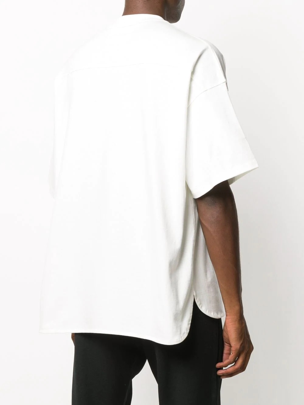 oversized flap pockets T-shirt - 4