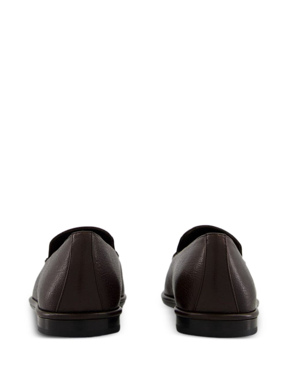 hammered calfskin loafers - 4