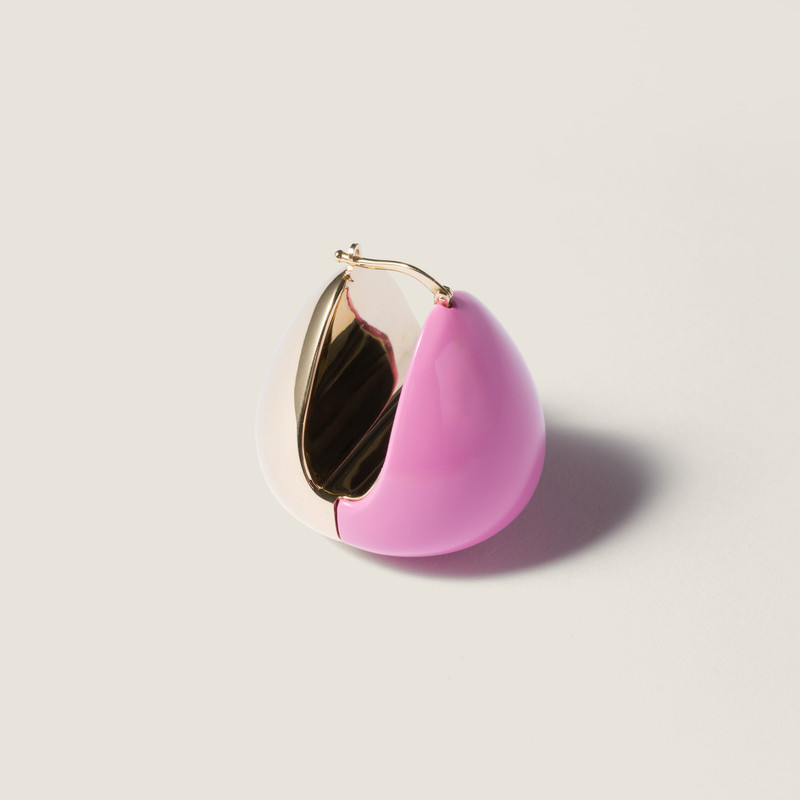 Miu Miu Enameled metal earrings outlook
