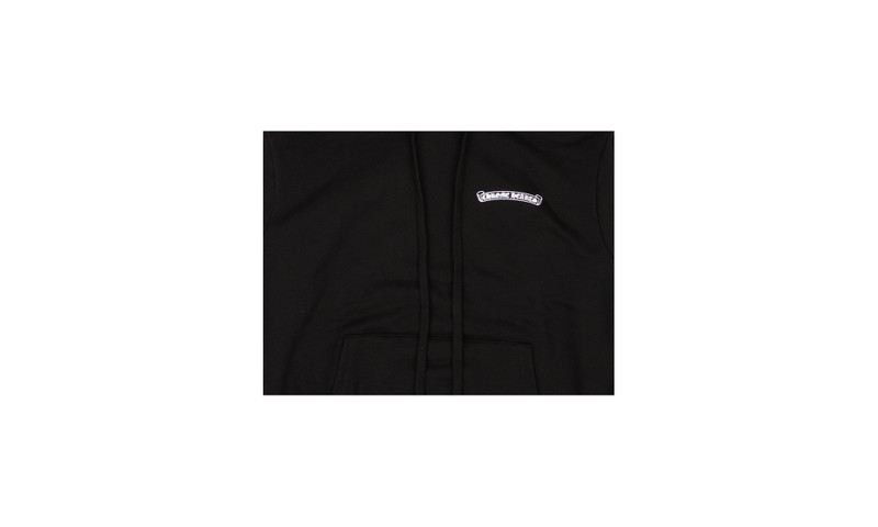 Chrome Hearts Script Logo Hoodie "Black" outlook