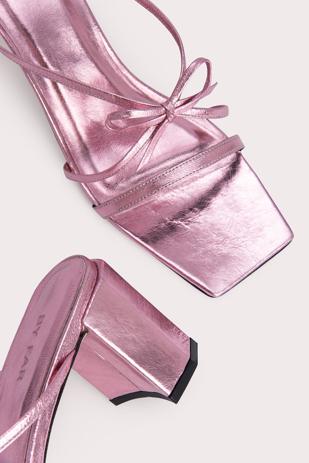 June Pink Metallic Leather - 5