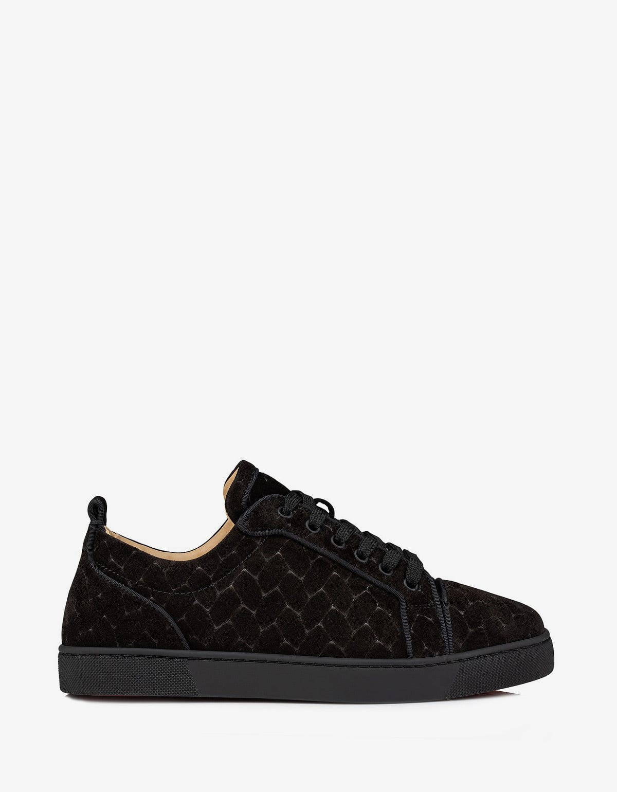 Christian Louboutin Louis Junior Black Braided Trainers - 2