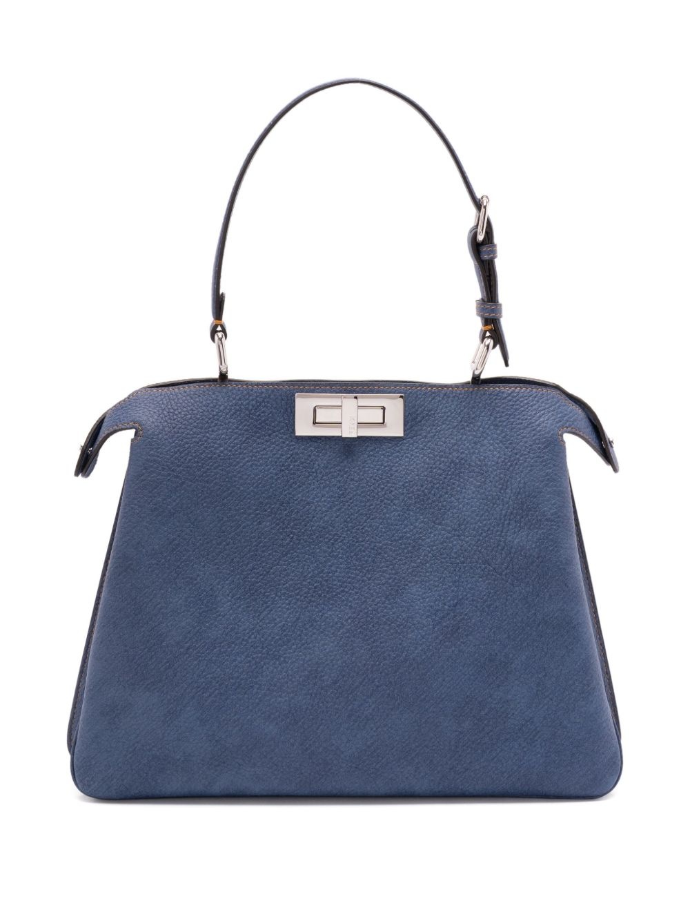 structured leather tote bag - 2