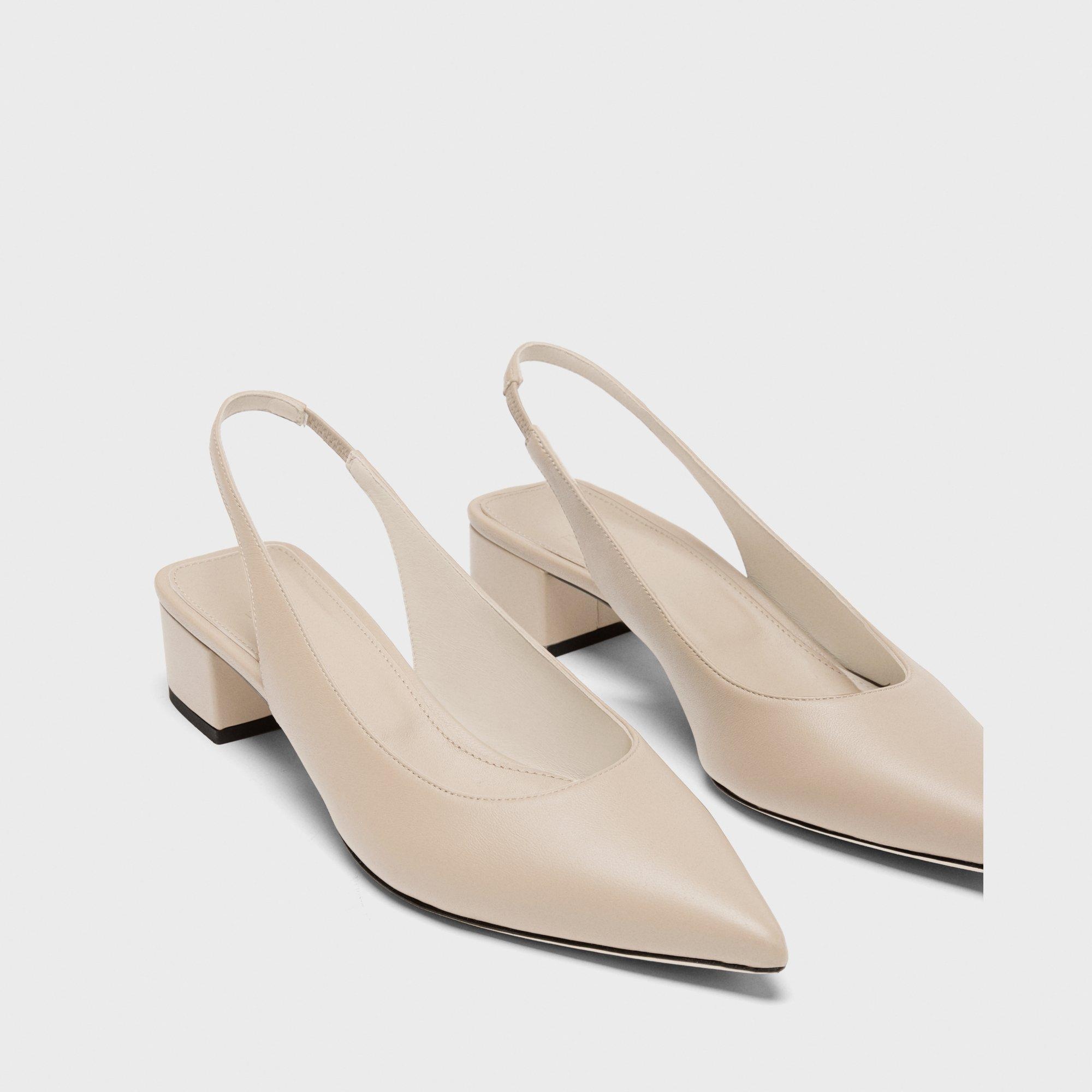 Slingback Pump in Leather - 5
