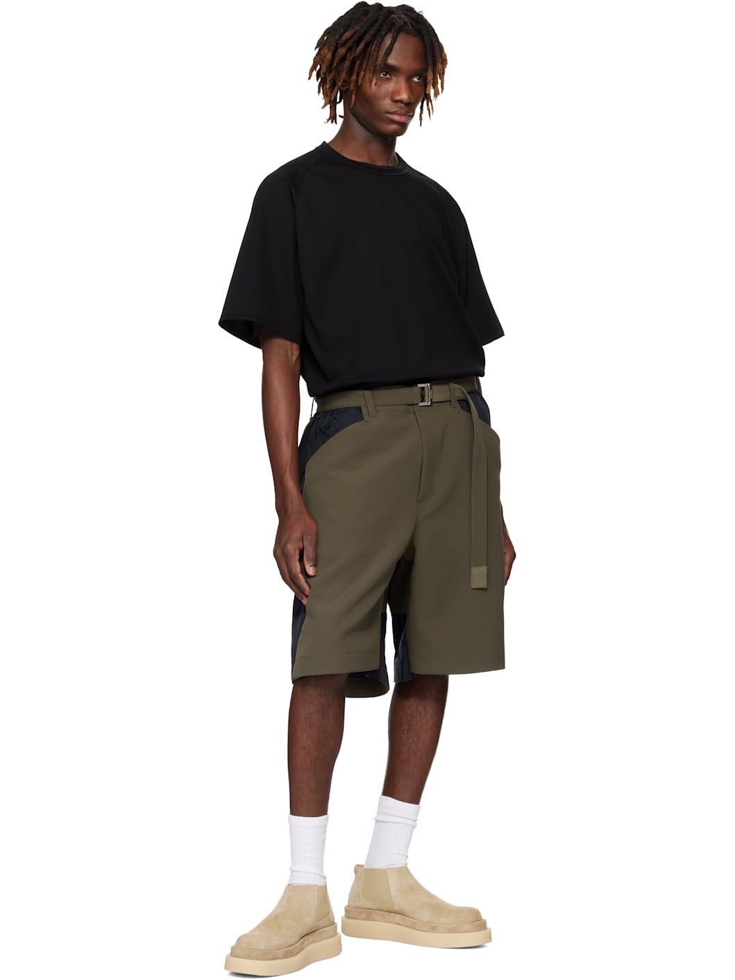 Black Cotton Jersey T-shirt - 5