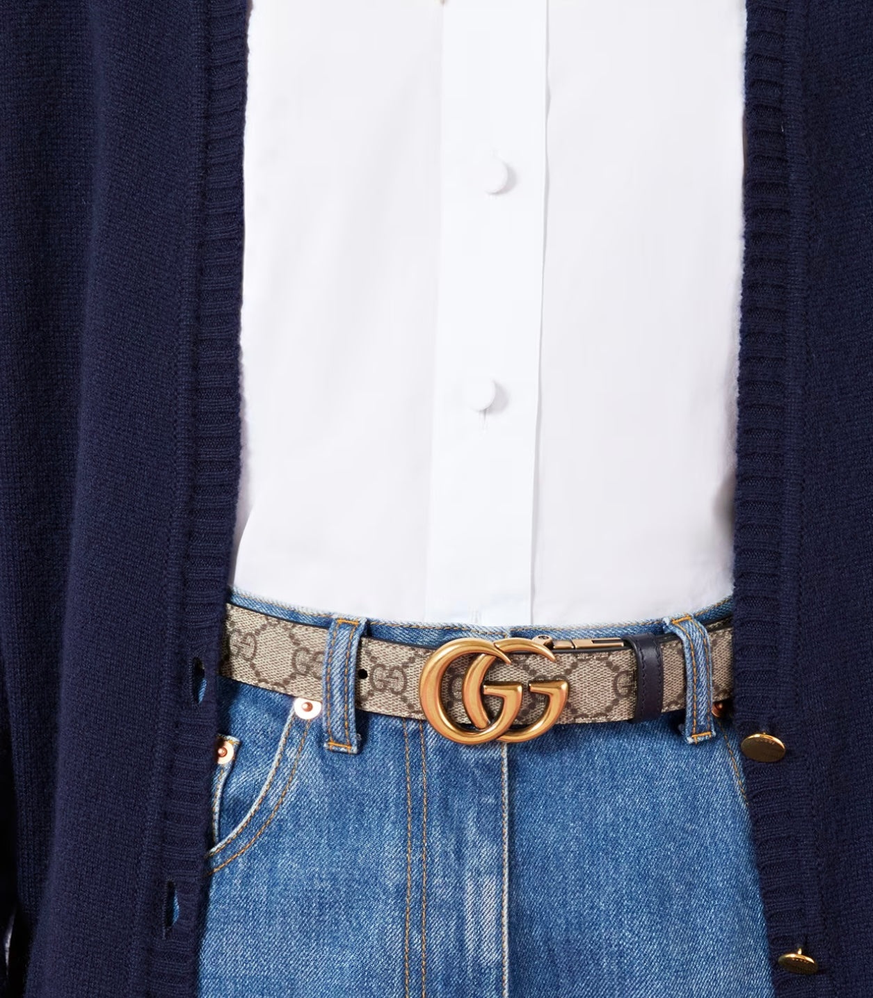 GUCCI GG MARMONT REVERSIBLE BELT - 2