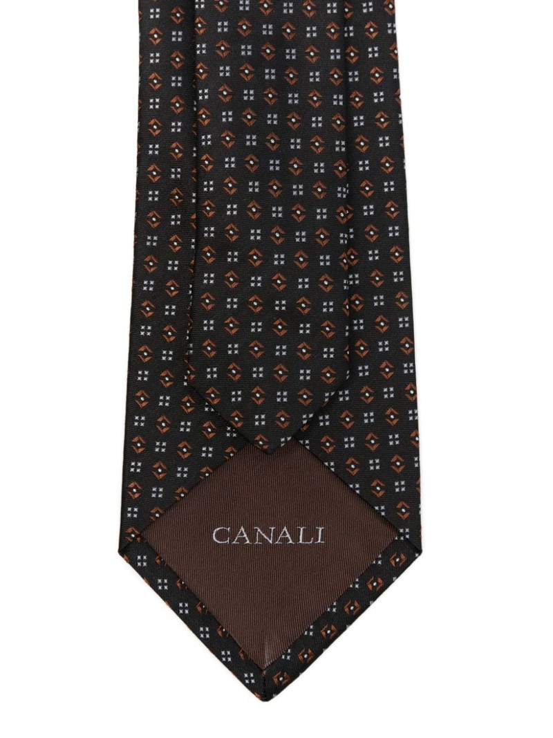 Canali geometric-pattern tie outlook