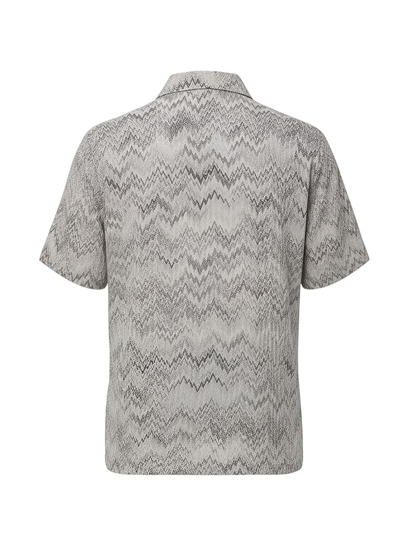 Missoni zigzag-pattern polo shirt outlook