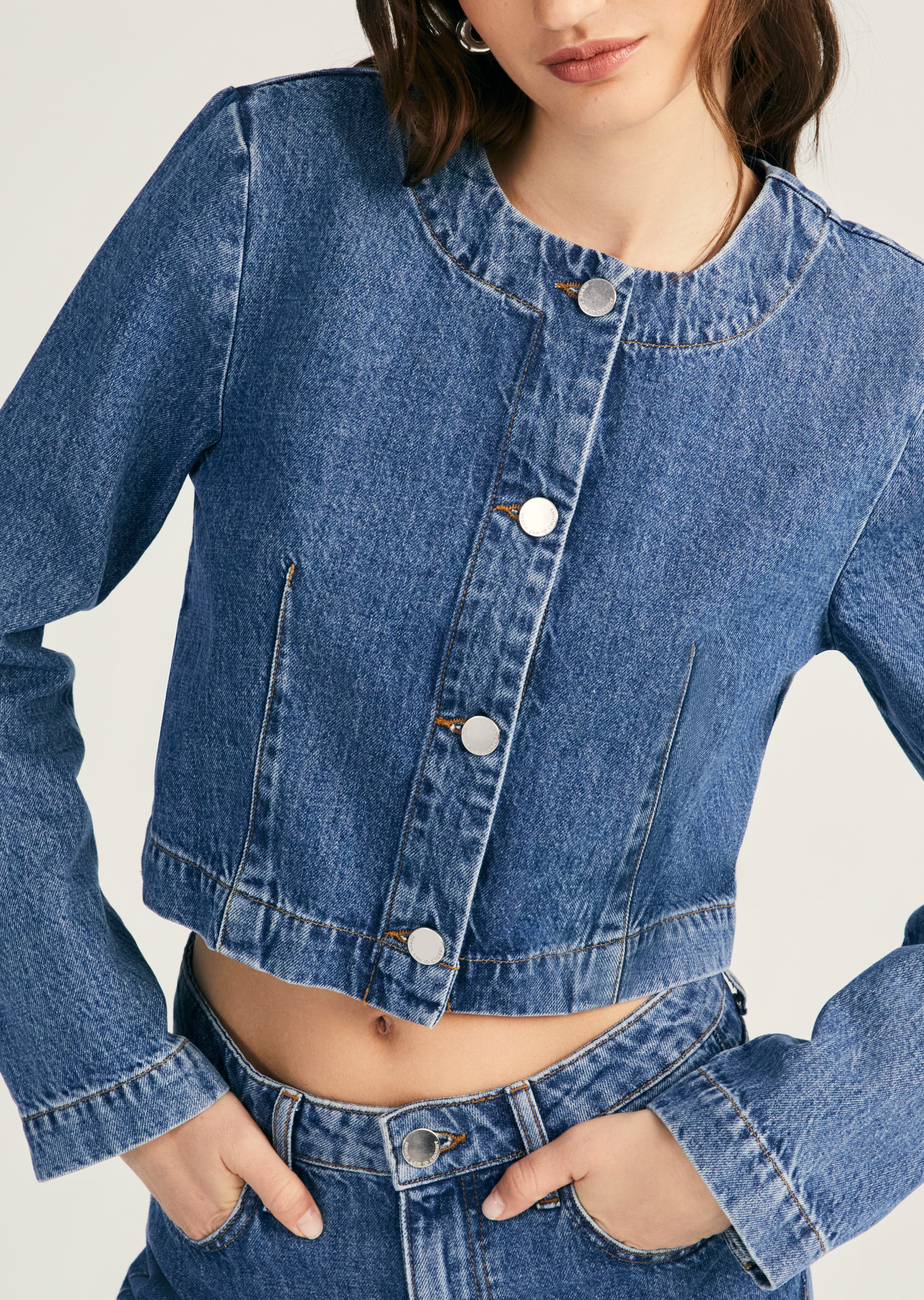 EZRA BUTTON FRONT JACKET - 3