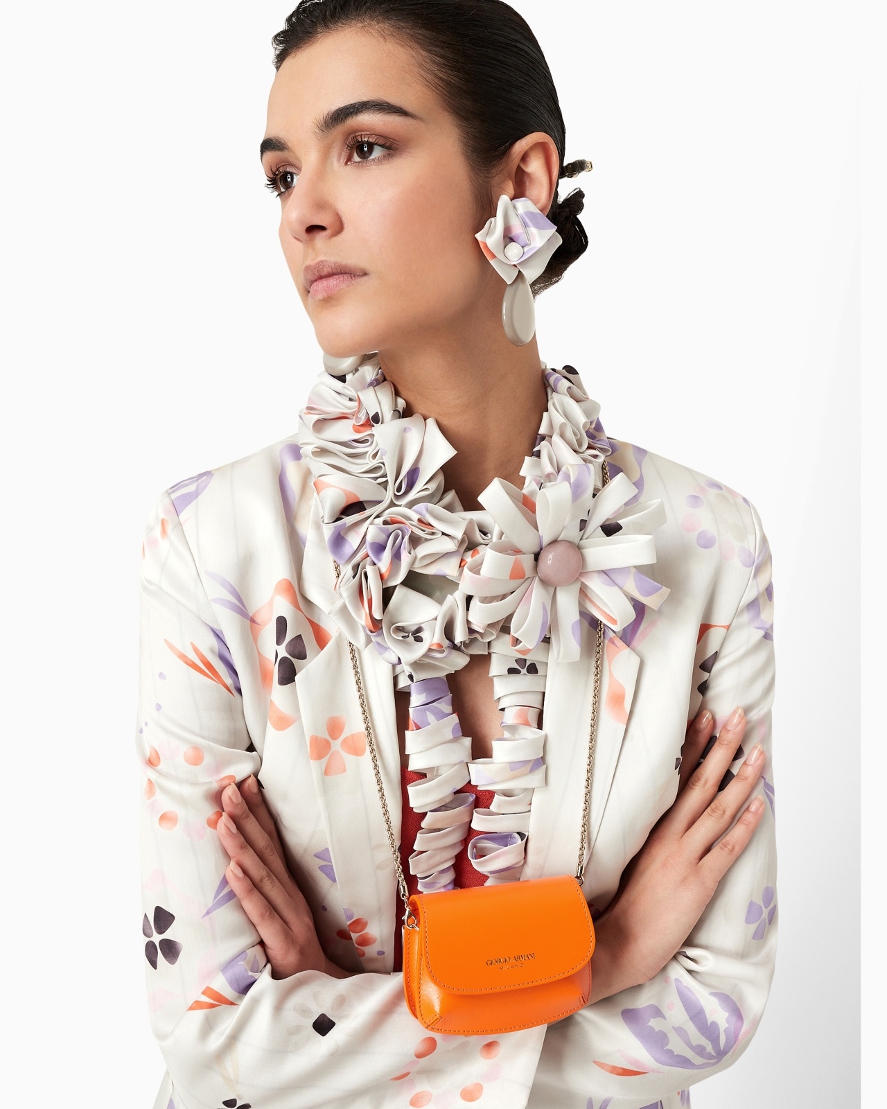MINI LA PRIMA CHARM HANDBAG IN PALMELLATO LEATHER - 6