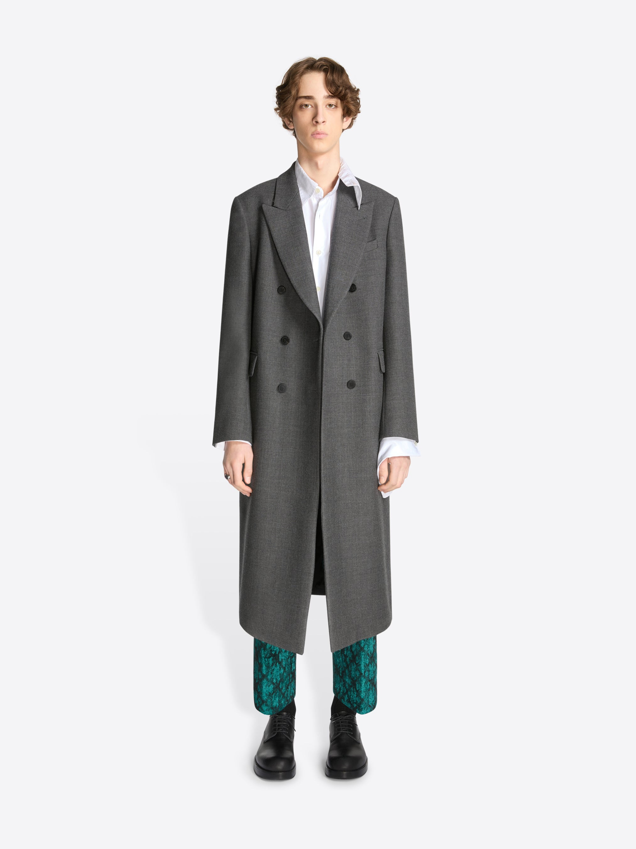 TAILORED WOOL COAT - 2