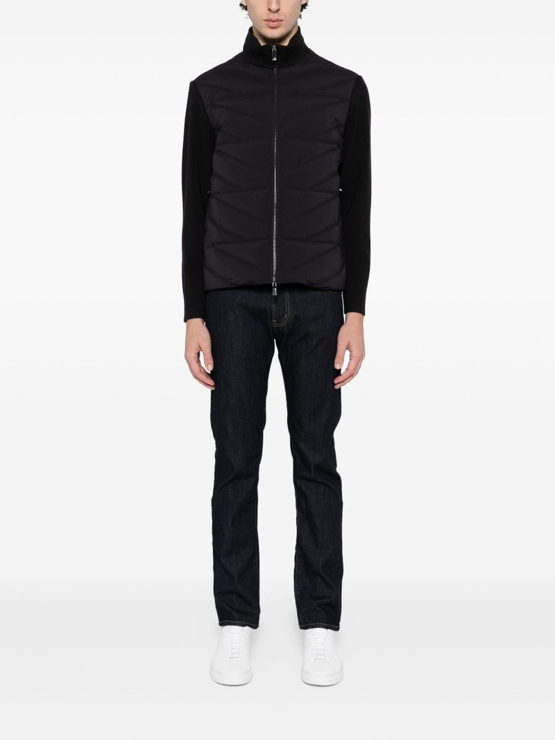 EMPORIO ARMANI panelled padded jacket outlook