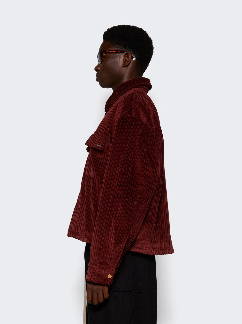 Boxy Zip Up Jacket Saffron - 4