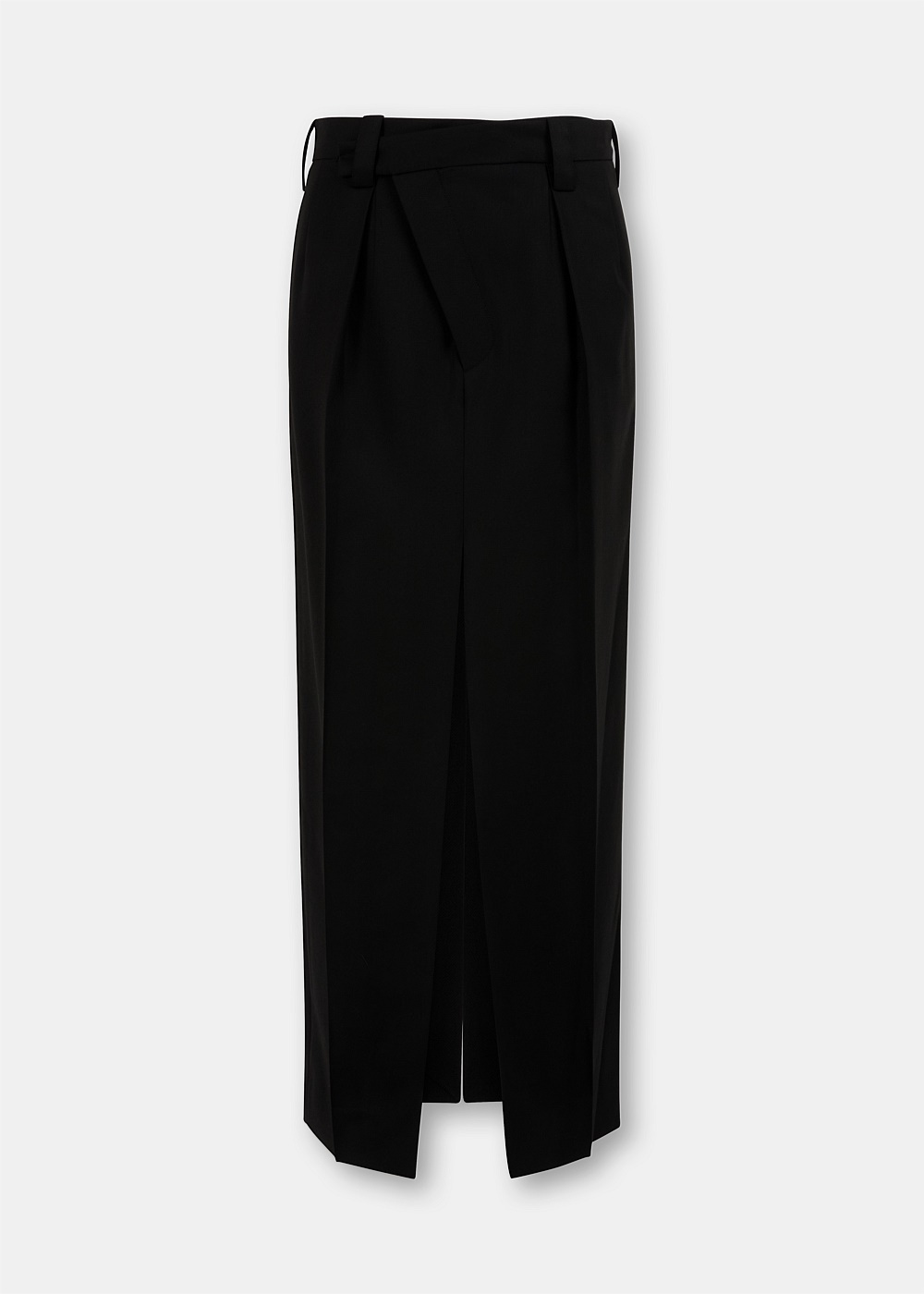 Black Tailored Skirt - 1