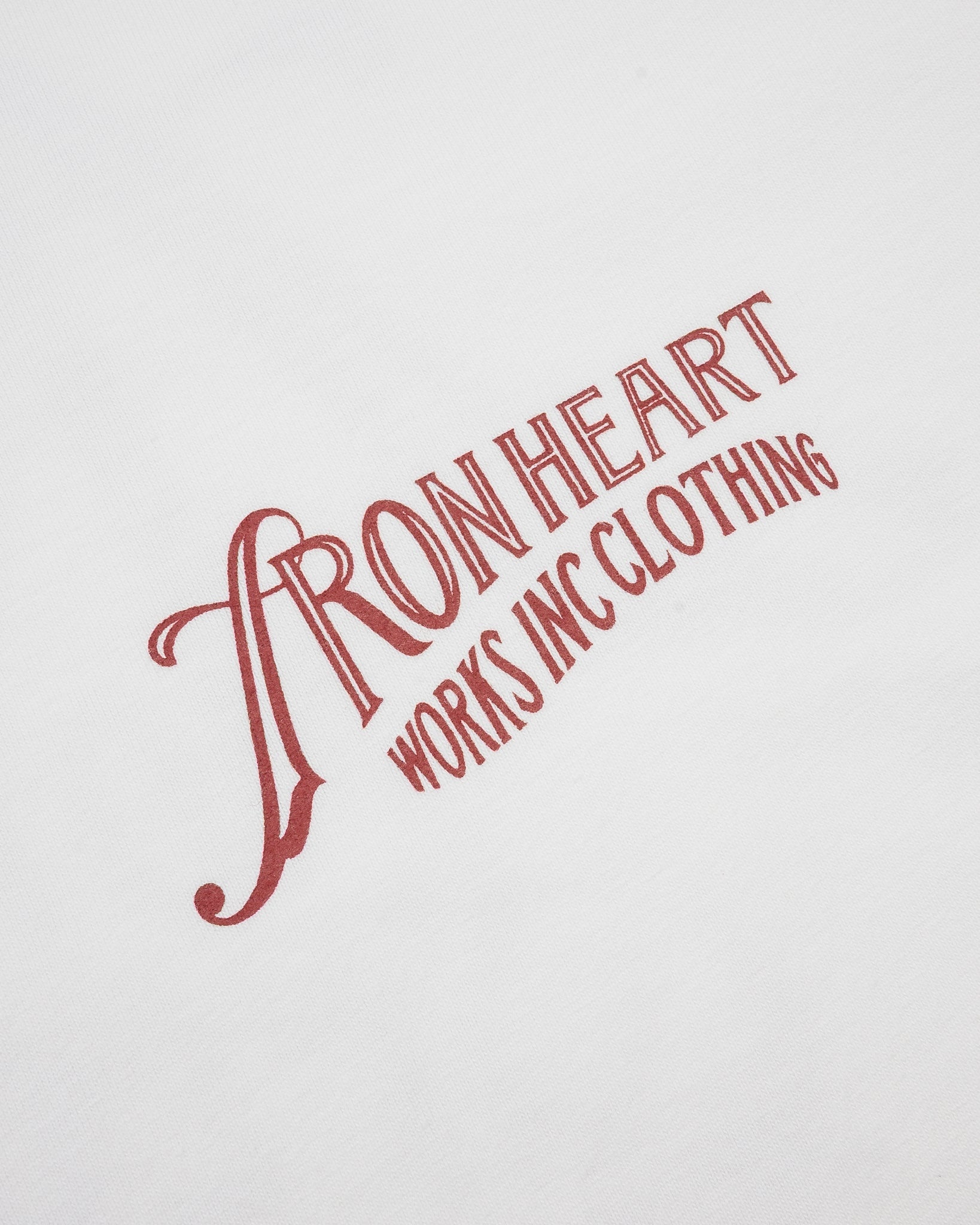 7.5OZ PRINTED LOOPWHEEL CREW NECK T-SHIRT - WHITE - 8