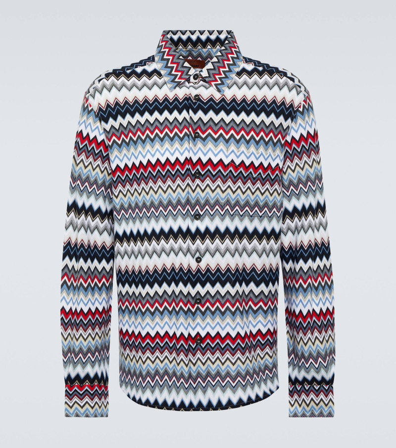 Zig Zag cotton shirt - 1