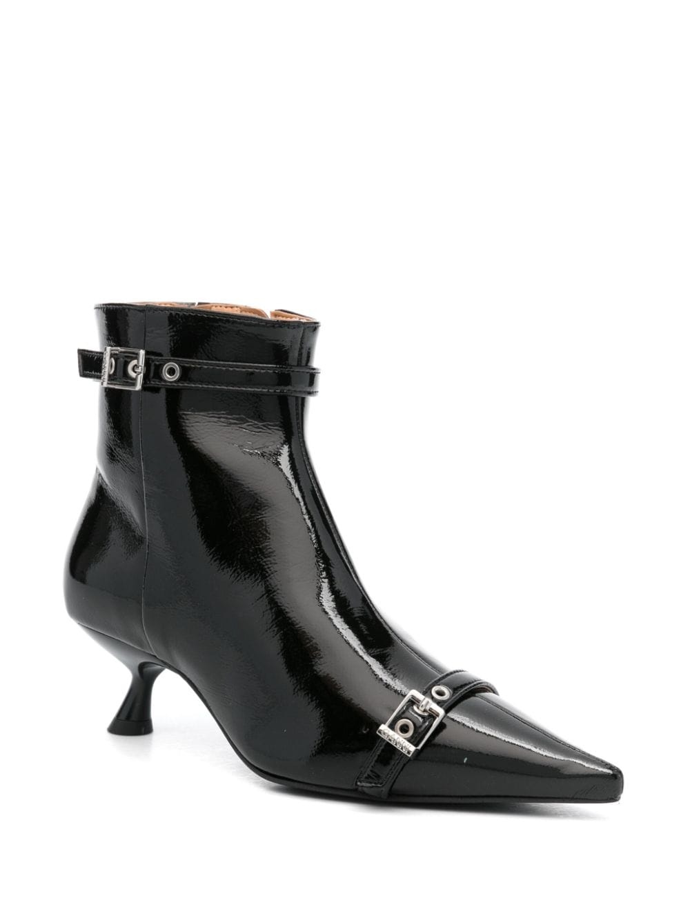 ankle length pointed toe boots - 2