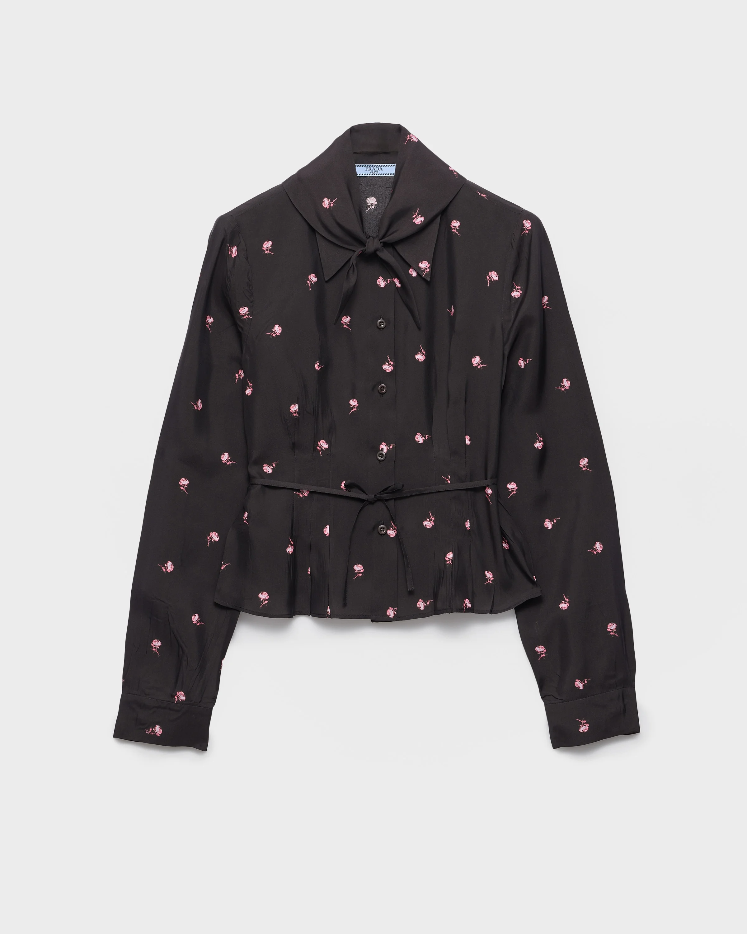 Washed silk shirt - 1