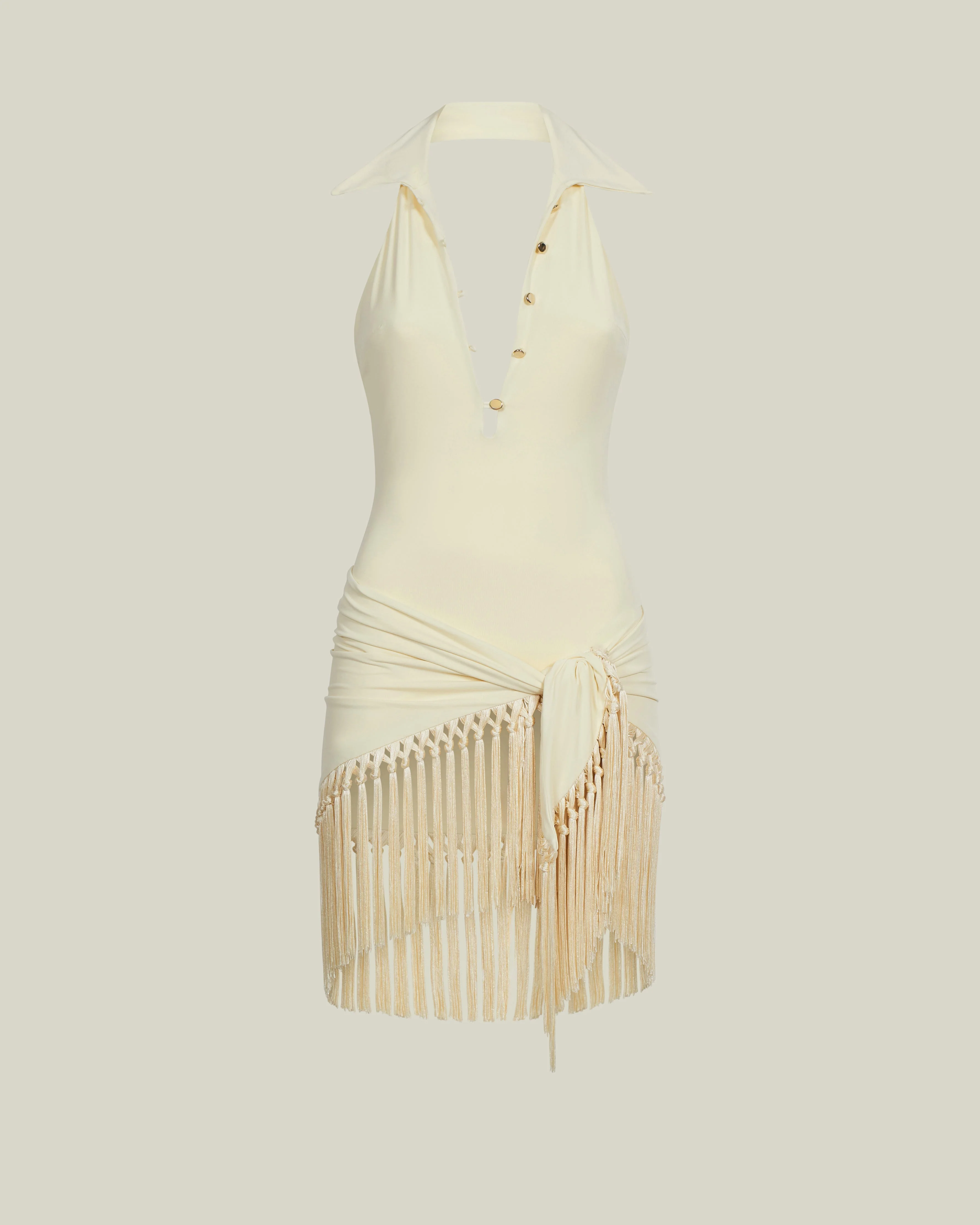 Grand Tropicana Swimsuit in Ivory - 1