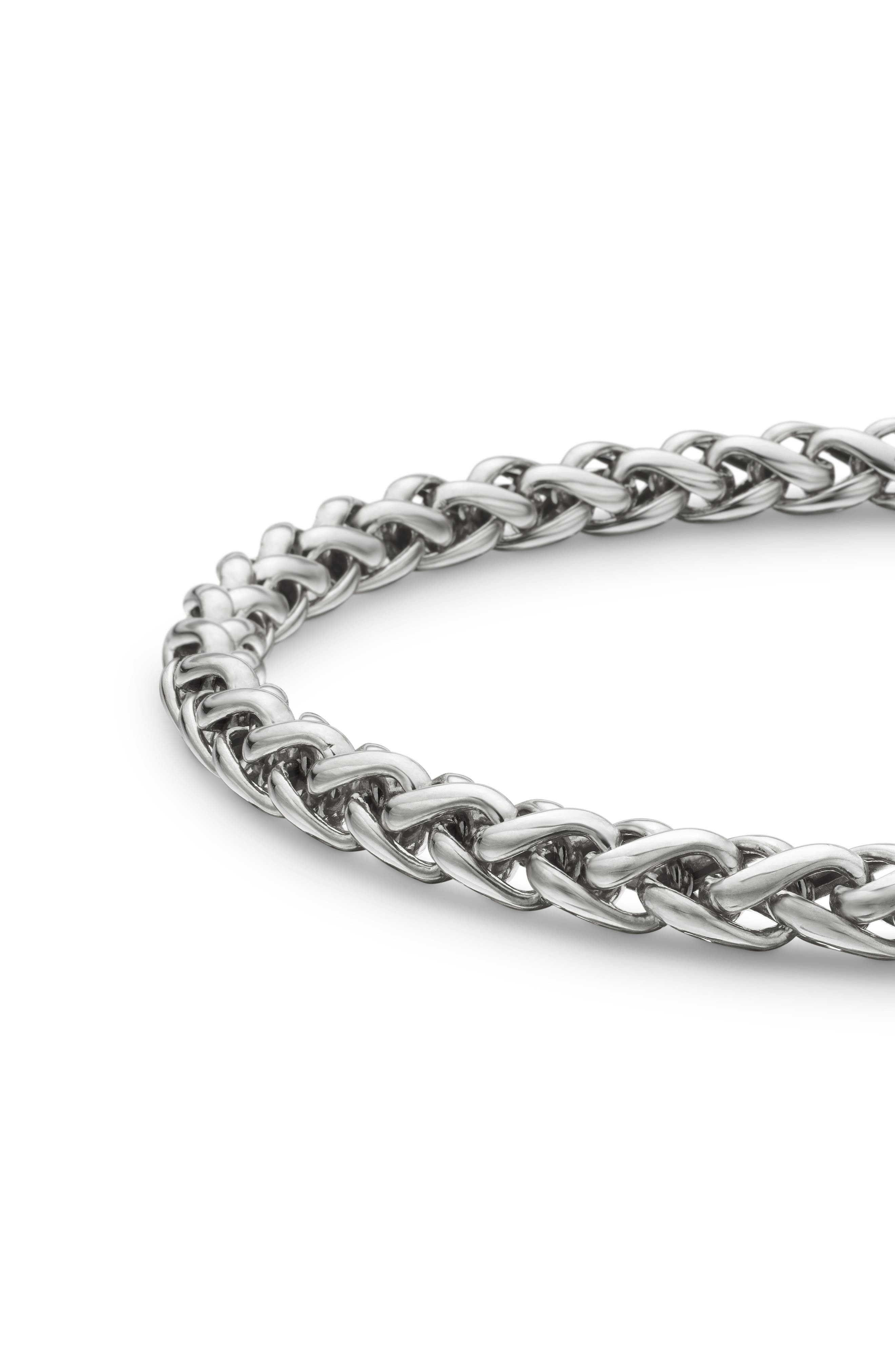 David Yurman Wheat Chain Bracelet in Sterling Silver, 4mm at Nordstrom - 7