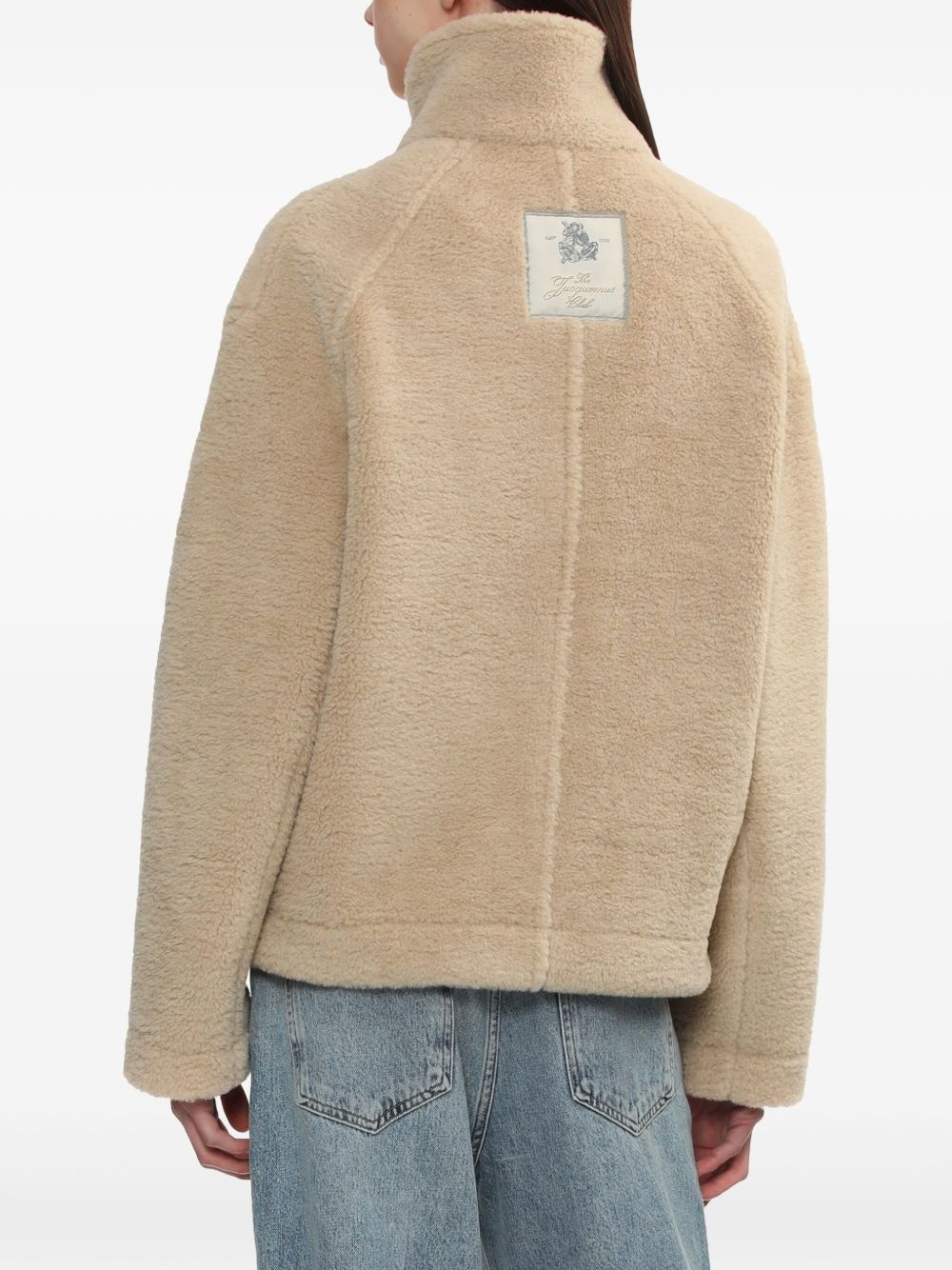 logo-patch jacket - 4