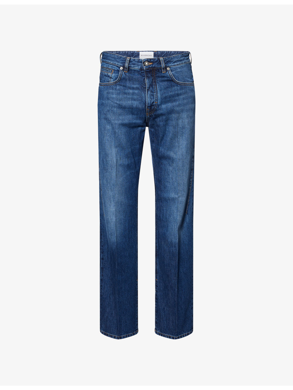 Regular-Fit Straight-Leg Denim Jeans - 1