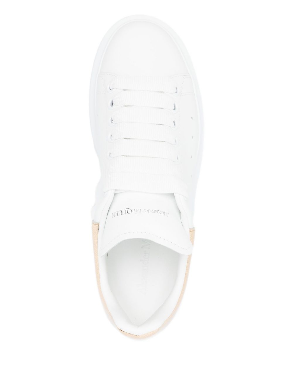 Oversized leather sneakers - 4