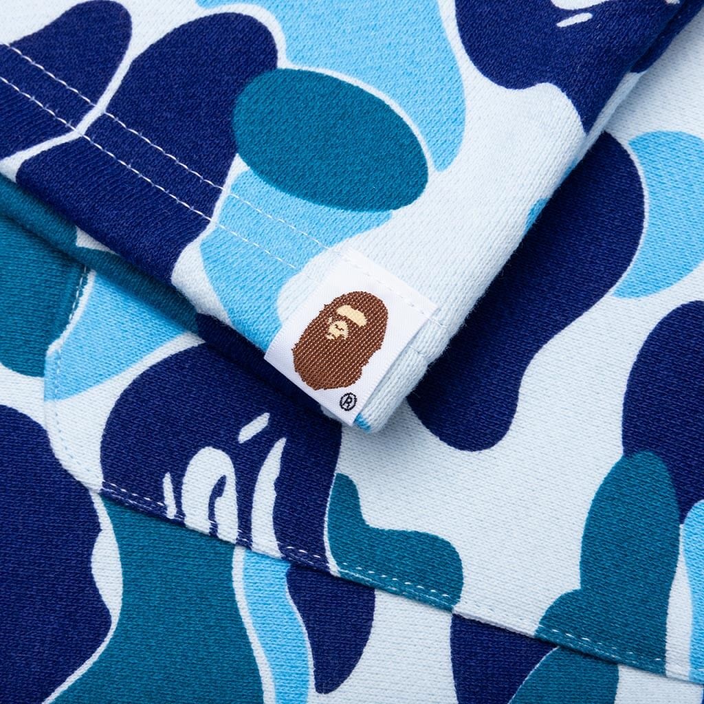 ABC CAMO SHARK SWEAT SHORTS - BLUE - 3