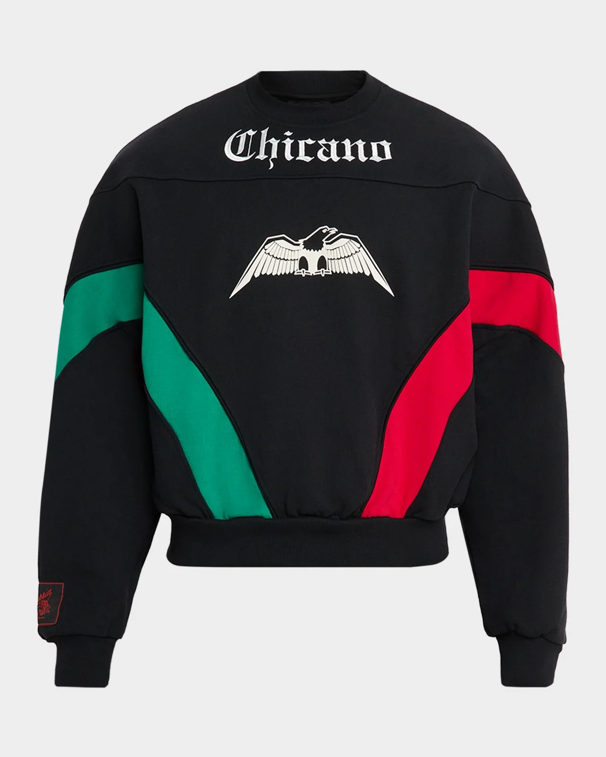 x Willy Chavarria Men's Bball Fleece Crewneck Sweatshirt - 1