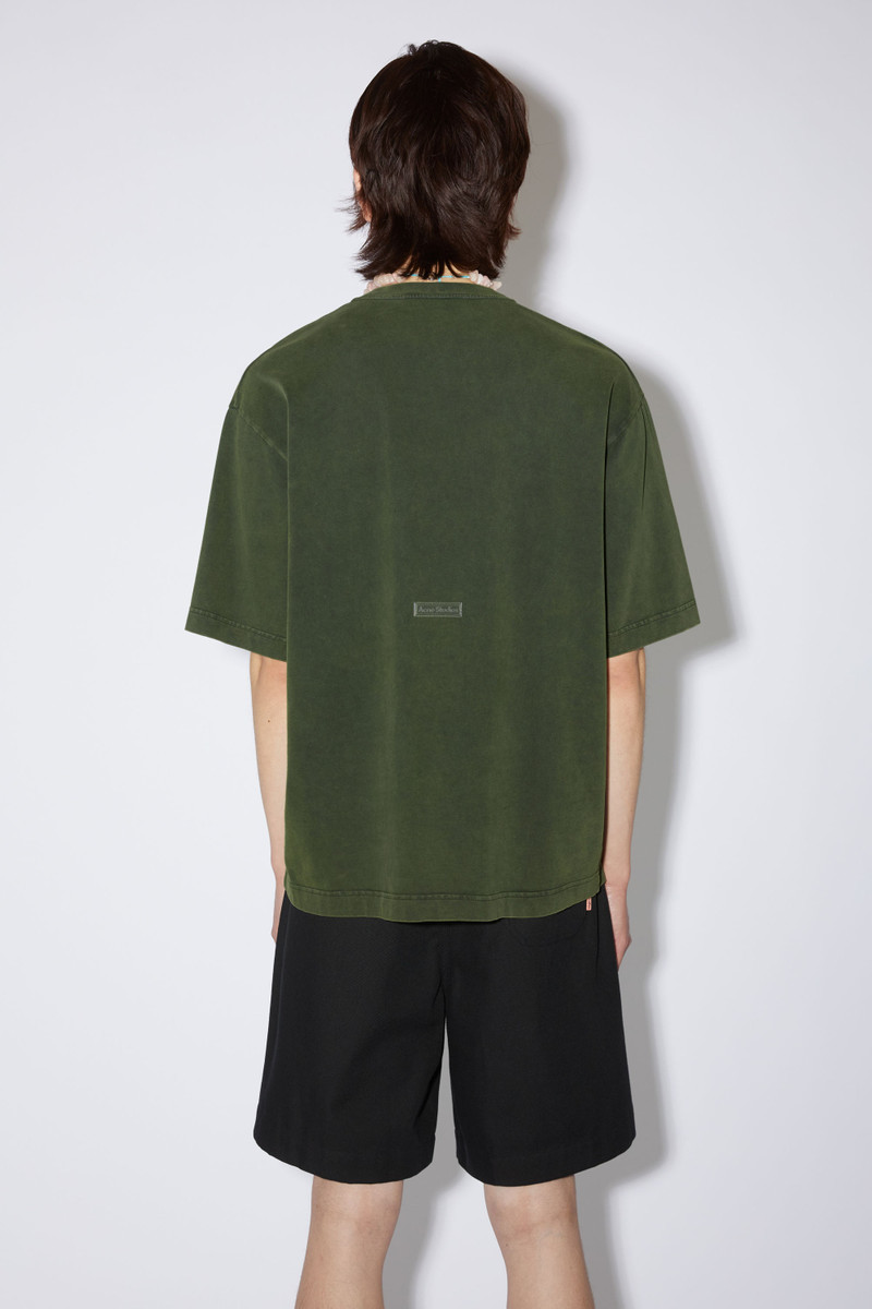 Crew neck t-shirt - Moss Green 3