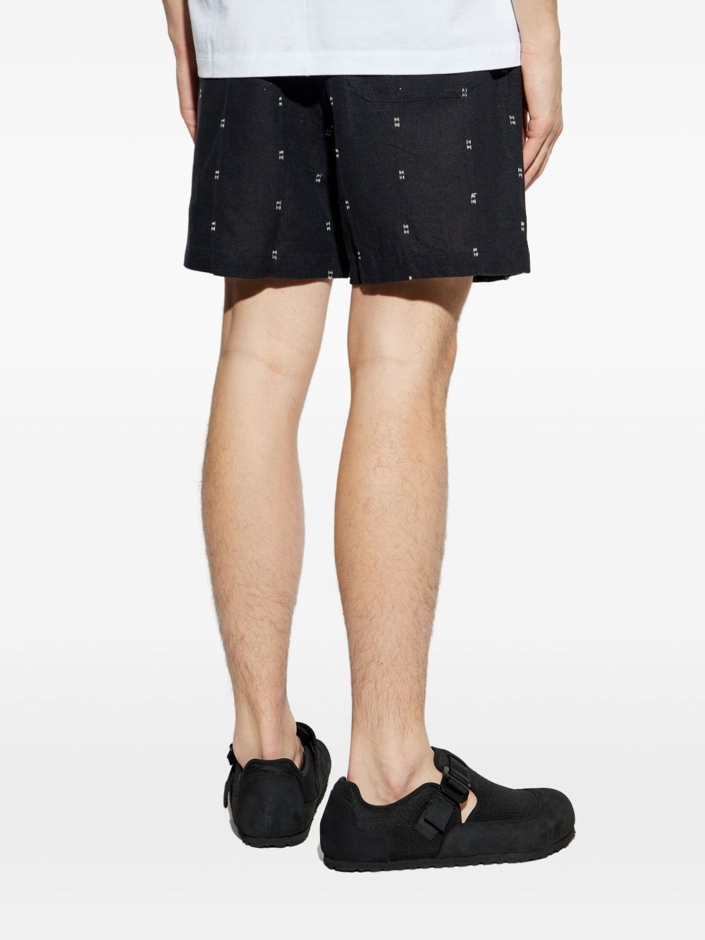 embroidered shorts - 4