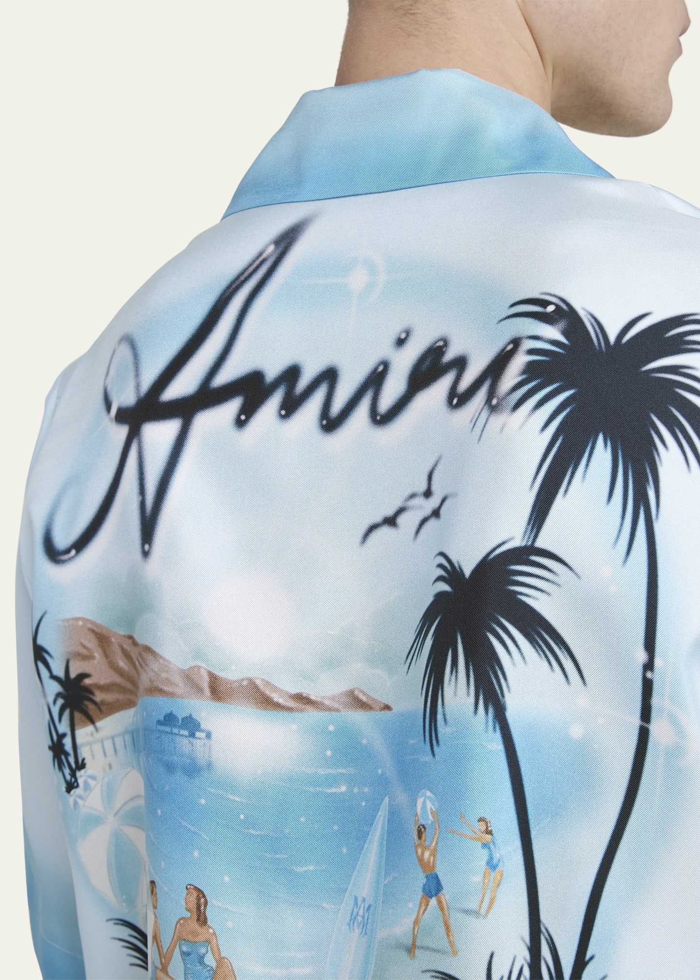 【大人気】AMIRI Resort Club ボウリングシャツ Amiri | Resort Club Bowling Shirt | Bowling Shirt - Short