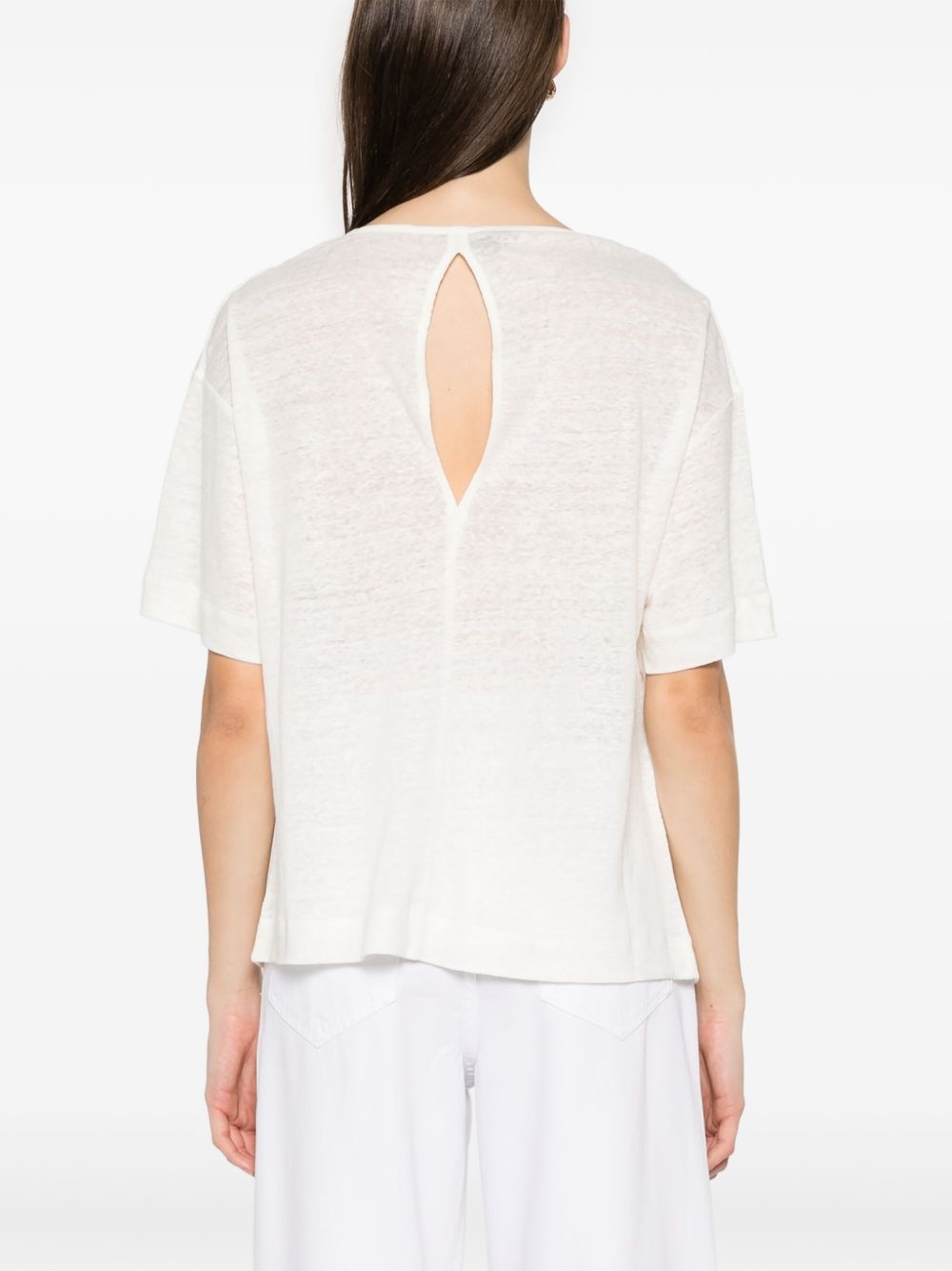 linen T-shirt - 4