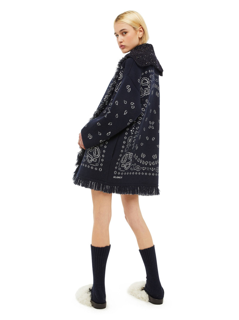 Alanui Bandana Jacquard Cardigan outlook