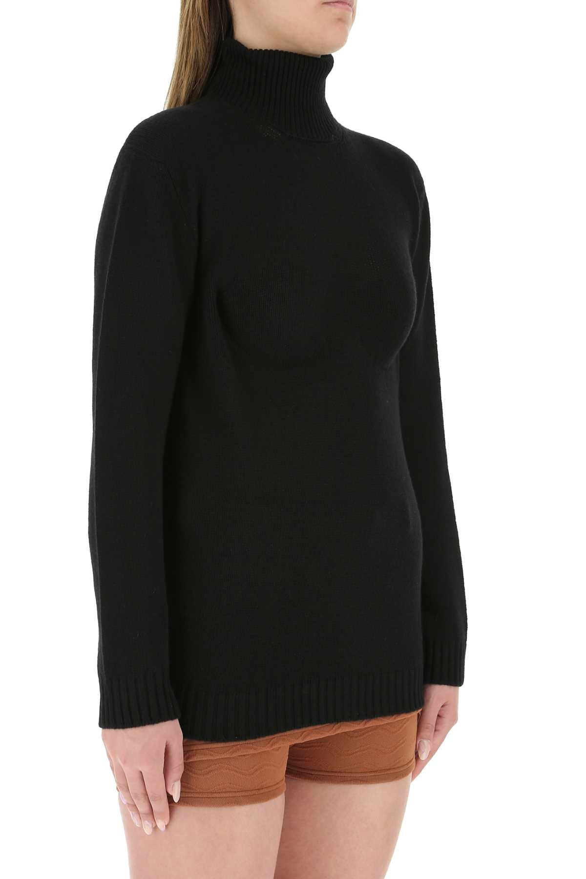 Prada Women Black Cashmere Sweater - 3