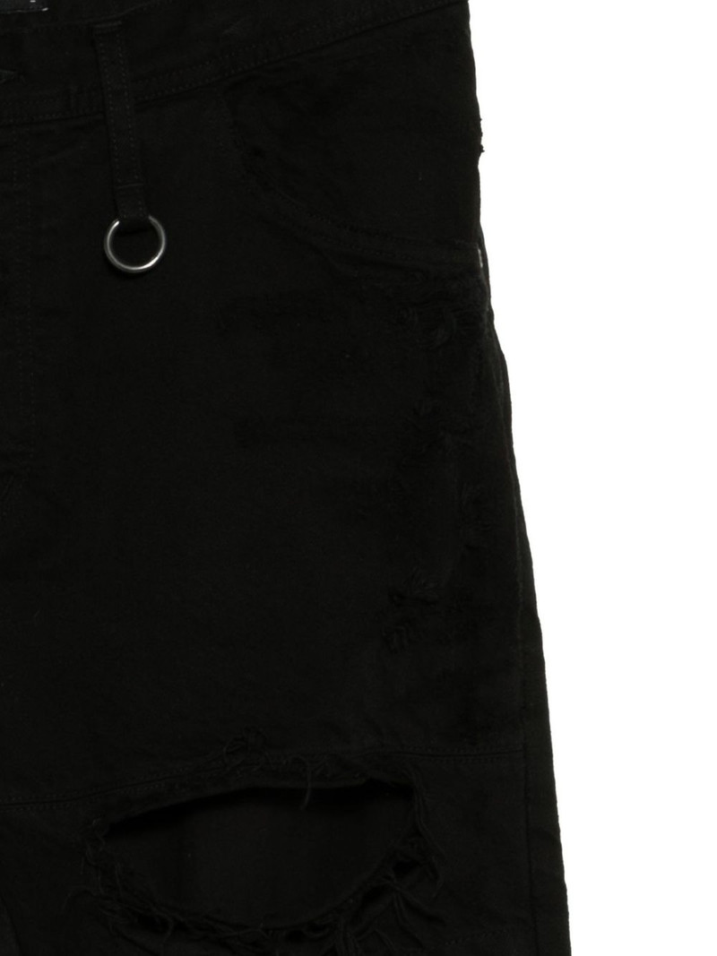 ribbed taper jeans 3