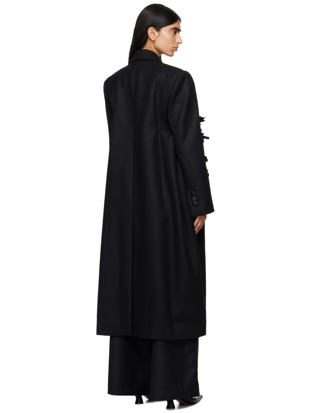 Black Maryna Coat - 3