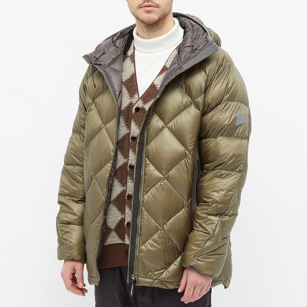 And Wander Diamond Stitch Down Jacket - 6