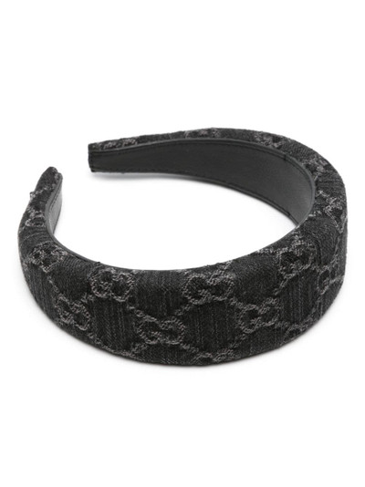 GUCCI GG patterned-jacquard hairband outlook