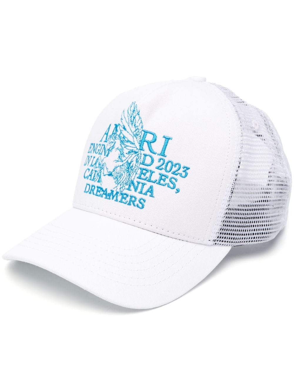 logo-print mesh cap - 1