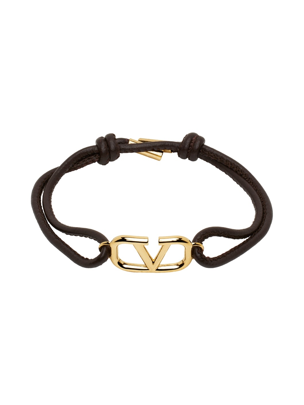 Brown VLogo Bracelet - 1