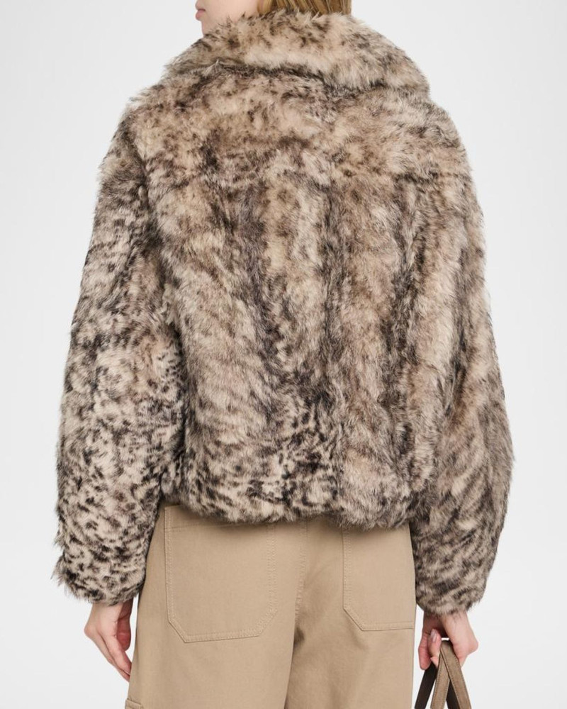 Spotted Lamb Shearling Short Jacket 3