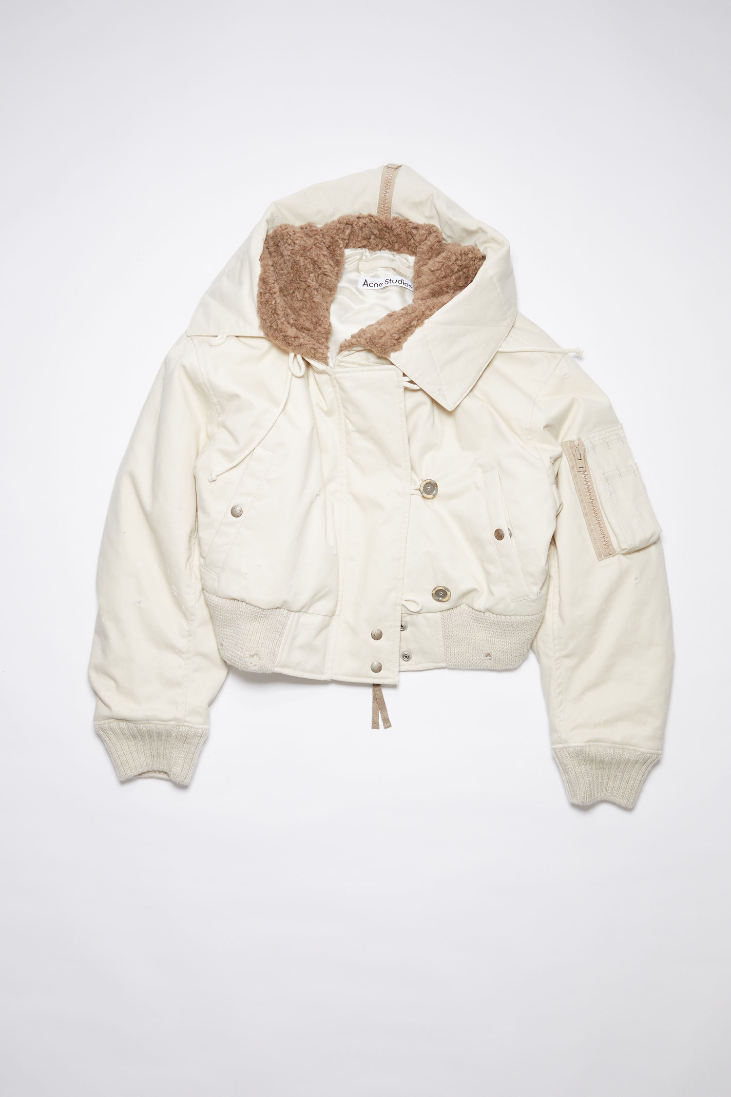 Bomber jacket - Ecru beige - 5