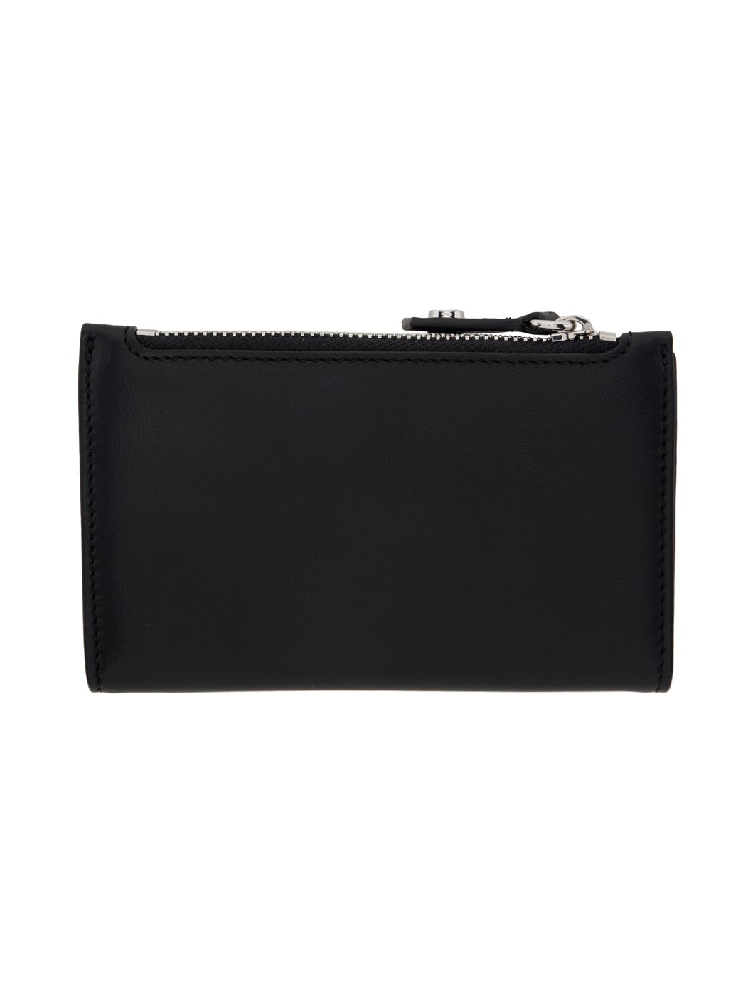 Black Slim Flap Card Holder - 2