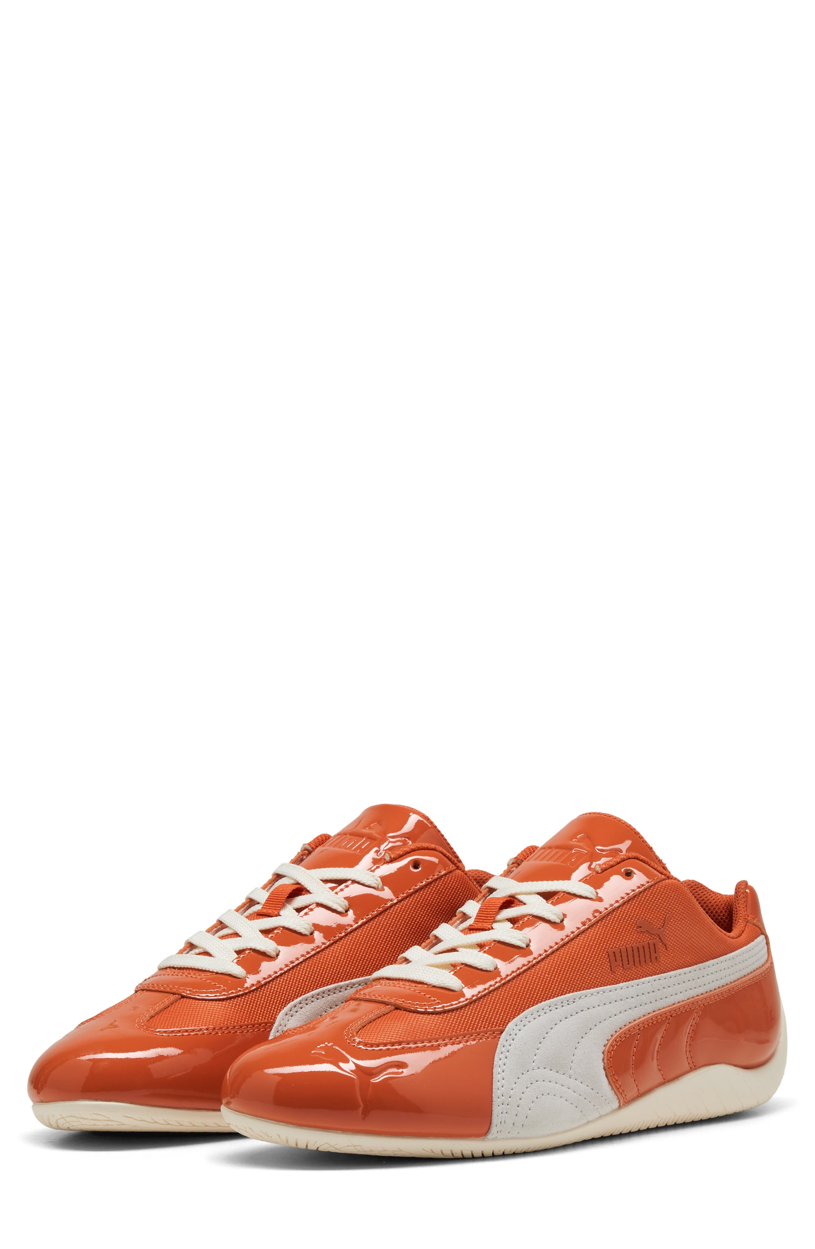 PUMA Speedcat Patent Sneaker in Amarena/Feather Gray at Nordstrom - 7