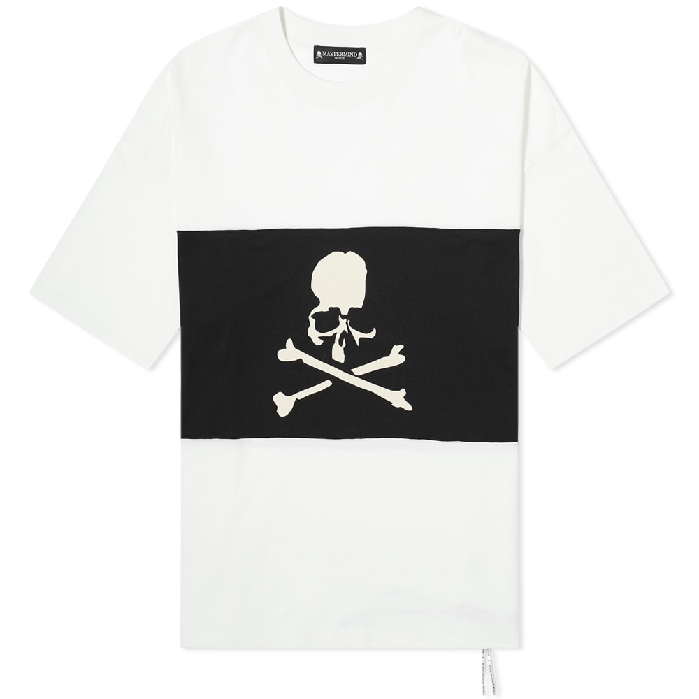 MASTERMIND WORLD Horizontal Block Tee - 1