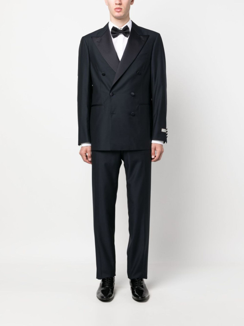 Canali double-breasted wool suit outlook