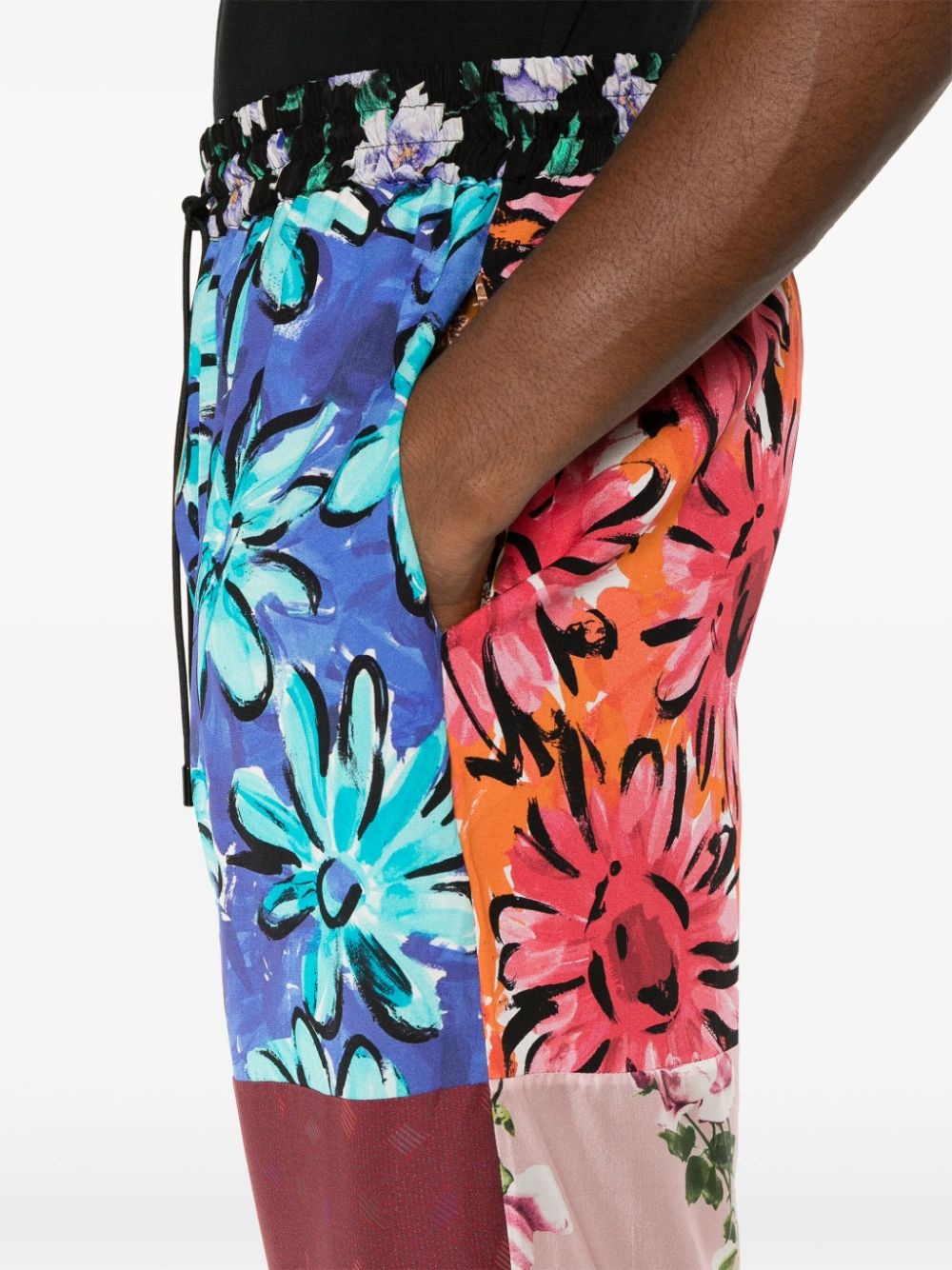 Regenerated Silk Scarves straight-leg trousers - 5